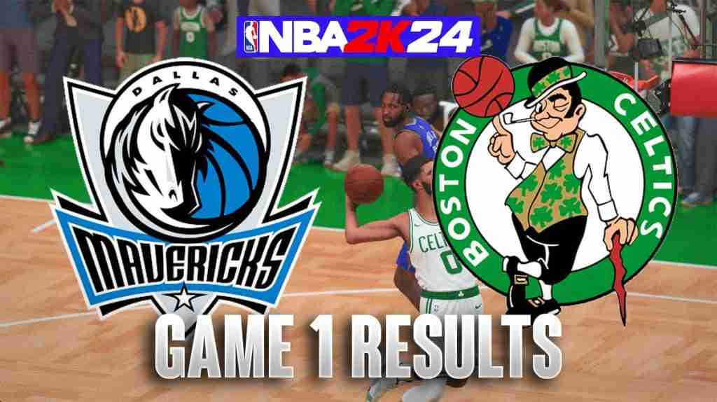 Mavericks Vs. Celtics Game 1 Results According To Nba 2k24.jpg