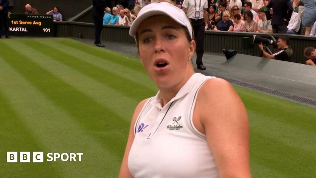 Wimbledon 2025: The game stopped in Sonay Kartal’s match against Anastasia Pavlyuchenkova after the failure of the electronic line call 71b311c0 5a80 11f0 960d e9f1088a89fe.jpg