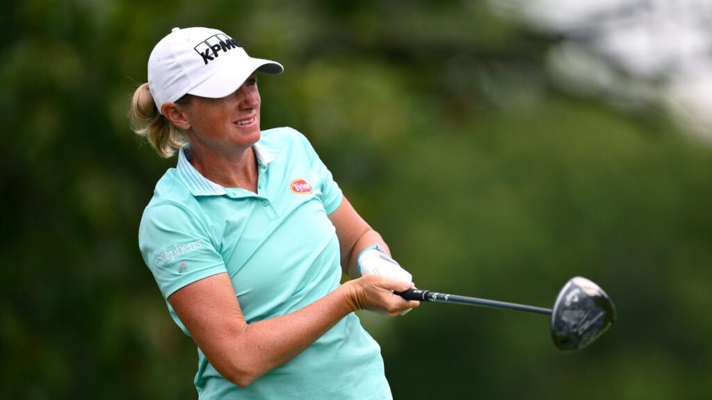 Goodbye of Stacy Lewis in Arkansas interrupted while the rain cancels the LPGA event 86280246007 getty images 2236444227.jpg