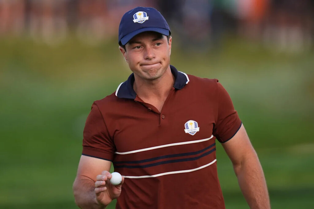 Neck injury away from the European Viktor Hovland at the Ryder Cup Fcb8355074a88c5f9bb553928d0b4dcc.jpeg