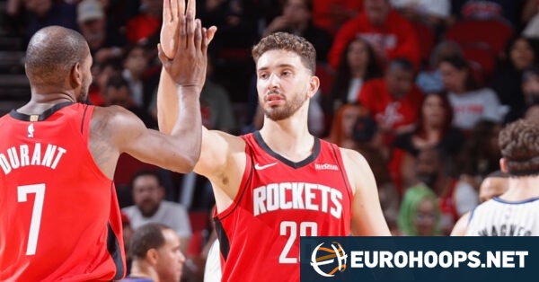 NBA Scores & Standings: Sengun, Markkanen Fuel Overtime Wins 1a15ac3e alperen sengun looks kevin durant houston rockets vs orlando magic 600x314.jpg