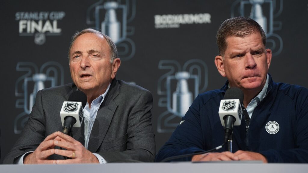 NHL, NHLPA downplay concerns over state income tax BettmanWalsh.jpg