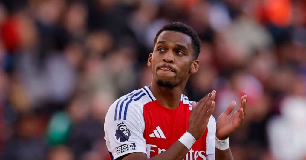 Arsenal’s Timber says match congestion is an important topic for players HBRVEYABABLBDBSZKMEJZVCZCQ.jpg