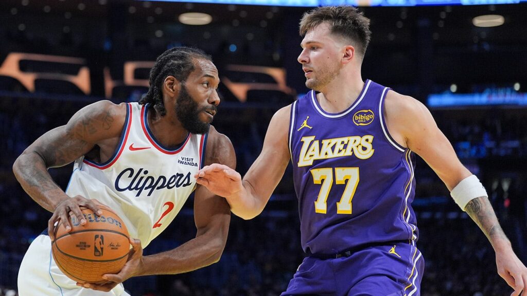 NBA scores: Lakers secure a place in the Cup quarterfinals Nba lakers luka doncic 112625 3.jpg