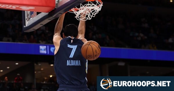 NBA results and ranking: Aldama and the Grizzlies excel in the NBA derby in Paris 636a70cd santi aldama dunks memphis grizzlies vs portland trail blazers 600x314.jpg