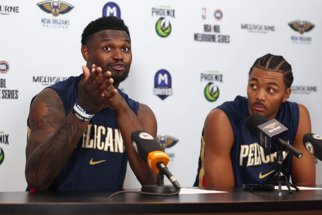 Zion? Trey Murphy? NBA trade deadline approaches; What approach should the Pelicans take? GettyImages 2238962524 scaled.jpg