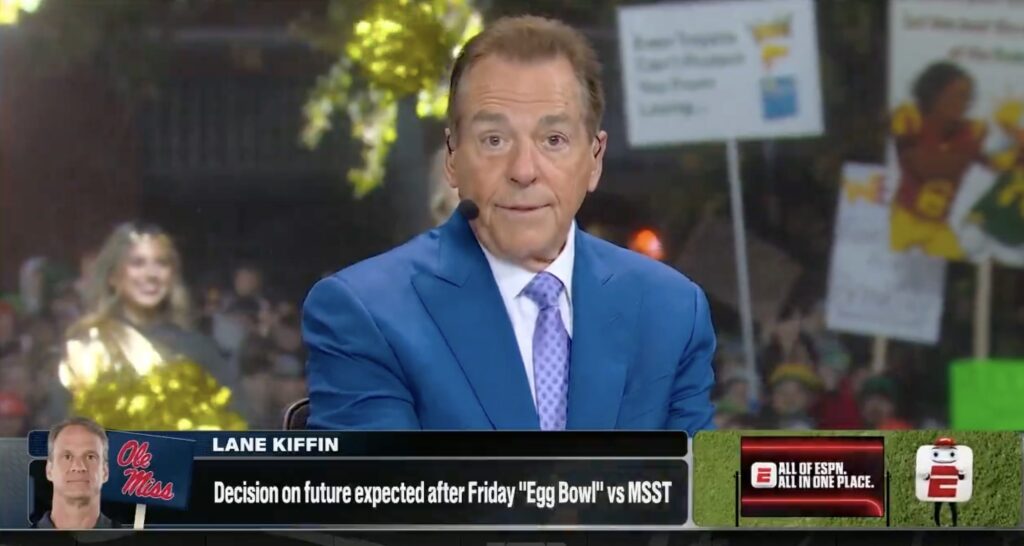 Nick Saban says exactly what you thought he would say about the Lane Kiffin situation Saban scaled e1763832566277.jpg