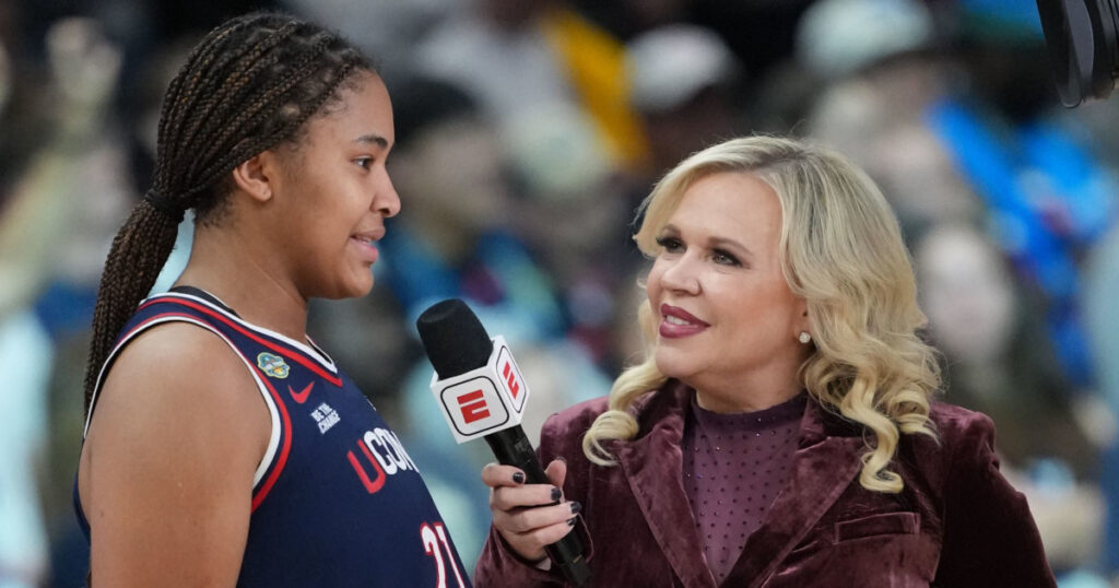 Fans take issue with ESPN’s Holly Rowe ahead of 2025 WNBA Draft Fans take issue with espns holly rowe before wnba draft.jpg