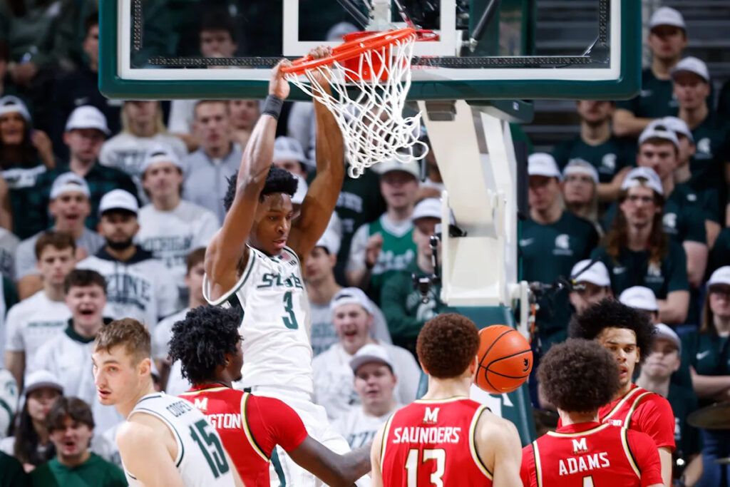 No. 10 Michigan State beats Maryland 91-48 for 6th straight win and 10th in 11 games 644f753ac85bf4f617b4ab7a8cd5408a.jpeg