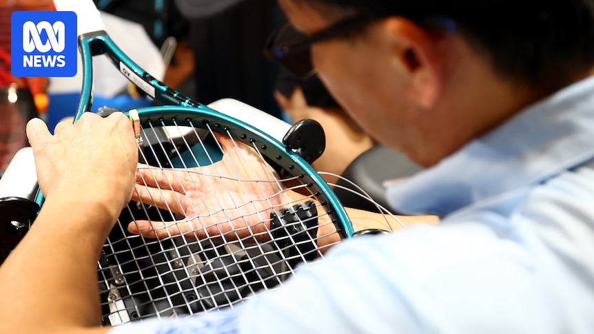 Number of tennis racket stringers takes hit in Australia as tournaments expand 30e4f3df38fbf37b10513a379098c6b5.jpeg