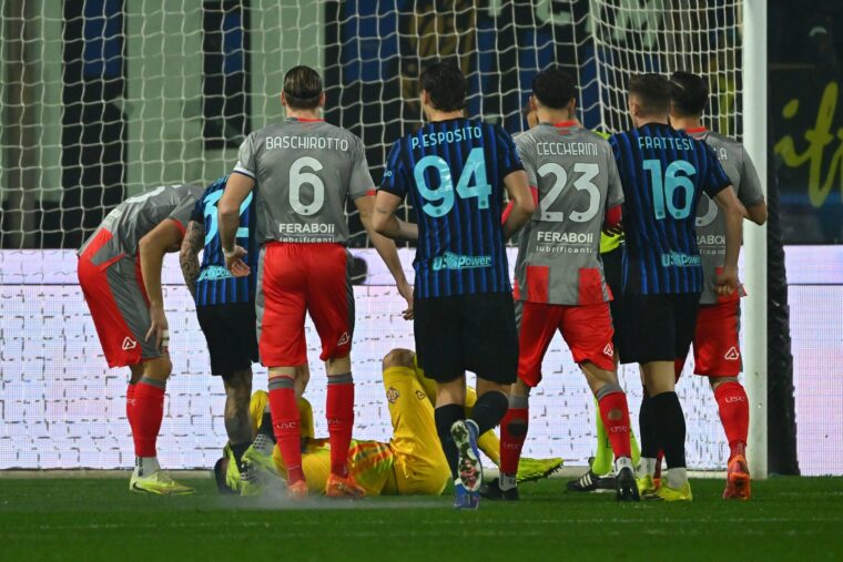 Inter Milan fans face three-match travel ban after fireworks hit Emil Audero Adcb855f0c35d7ffa1a9260c2f282552.jpeg